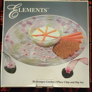 2 piece chip and dip set